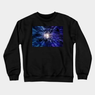 Space flight to the sun Crewneck Sweatshirt